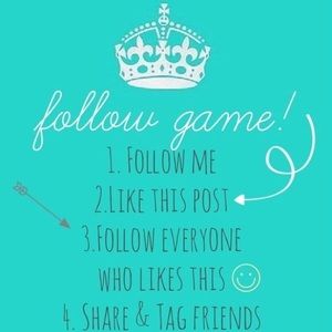 FOLLOW GAME ❤️🧡💛💚💙💜
